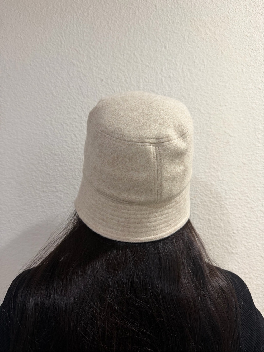 Cream Wool Bucket Hat - Women Accessories
